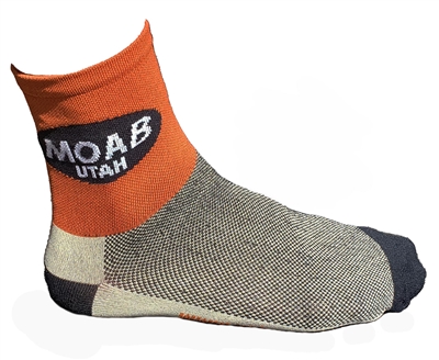 Moab Oval Sock- Black