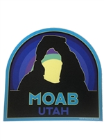 Sticker-Moab-Delicate Arch-Black