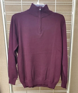 Zara's men's 1/4 zip sweater.