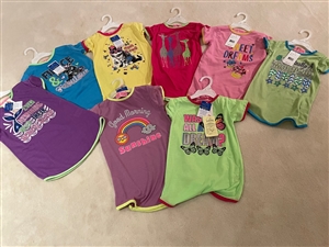 Sweet Dreams toddler girls flame resistant sleepwear.