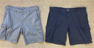 Famous Brand men's 4 way clean front  cargo short