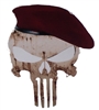 Red Beret Punisher Skull Full color Graphic Window Decal Sticker