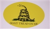 Gadson American Flag OVAL Dont Tread on Me  Full color Graphic Window Decal Sticker