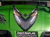 Green EZGO w/ Golf Cart Cold Steel HOOD & Side Graphics