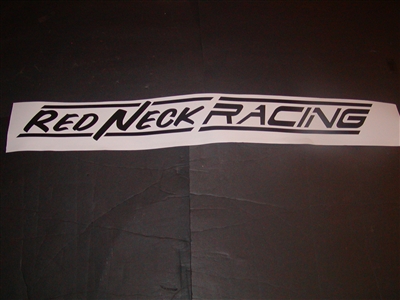 REDNECK Racing Windshield Decal