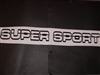 SUPER SPORT WINDSHIELD Decal