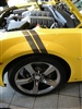 Yellow Camaro w/ Black Hash Mark Fender stripes 2  a Pair