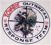 8" X 8" Zombie Outbreak Response Team #1 Vinyl Decal Sticker