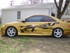 Gold Car w/ Dragon Gargoyle Side Graphics Set