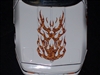 TRIBAL Flame REAL FIRE FULL COLOR HOOD Decal