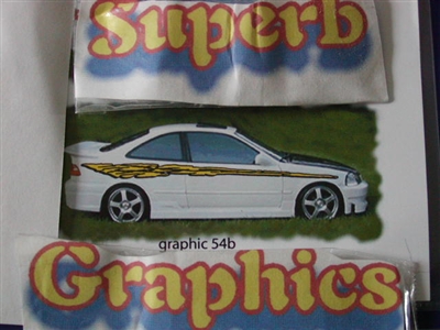 Ripped Graphics 54b Size 12" X 110"