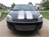 Black Chevy w/ Gray 10" Rally Stripe set