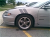 Gray Grand Prix w/ Black Grand Sport Hash Mark Fender Stripes