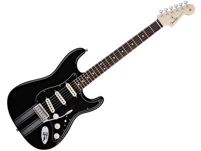 Black Guitar w/ Silver Stripe