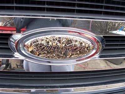 truck Grill w/ rebel Flag Power Stroke Cover