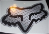 Fox Racing Diamond Plate Head 8.5"x10" Decal