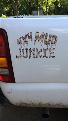 4X4 MUD JUNKIE Cracked Mud CAMO Decal