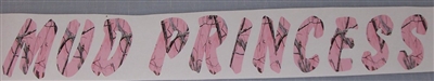 Mud Princess Real Tree PINK Camo Decal