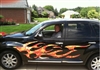 Black P/T Cruiser w/ Full Color Flames on Side