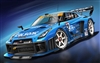 Nissan GT-R Blue Race car Wall/Trailer Decal