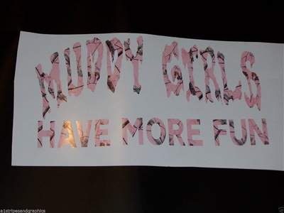 Muddy Girls Decal