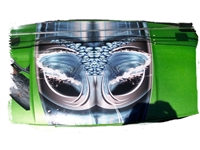 Green EZGO w/ FULL COLOR Blue Wave 19" Hood & Under seat Graphics Set