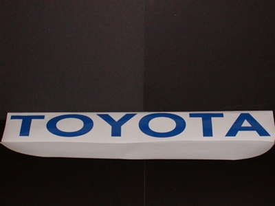 TOYOTA Windshield or Tailgate Decal