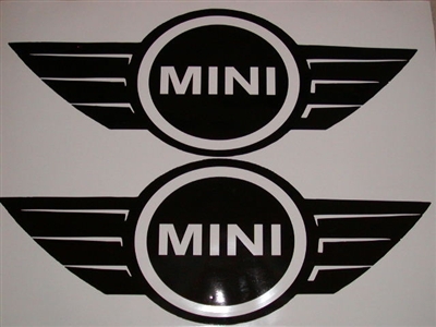 Mini Cooper Wing Decal