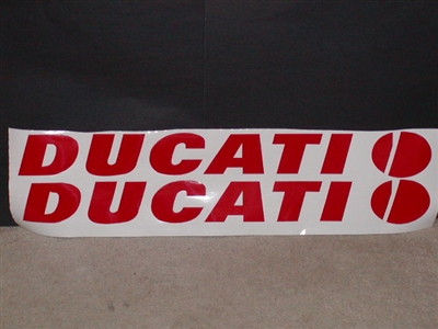 Ducati Decal Size 6" X 44"