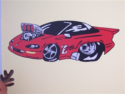 94-97 Pro Street Blown Chevy Camaro Decal