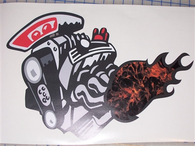 BLOWER ENGINE Decal