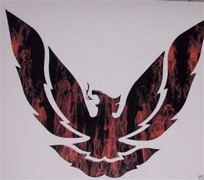 Real Fire Firebird Decal 9.5X8