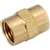 Anderson Metals 756103-06 Pipe Coupling, 3/8 in, FIPT, Brass