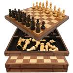 Chess Board Walnut Book Style