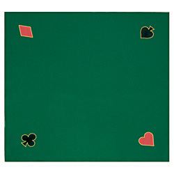 40" x 40" Green Playing Felt