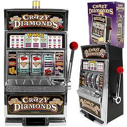 Crazy Diamonds Slot Machine Bank - Authentic Replication