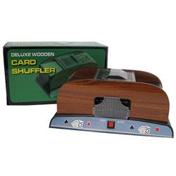 1-2 Deck Deluxe Wooden Card Shuffler