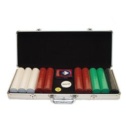 500 Super Diamond Chip Poker Chip Set with Case