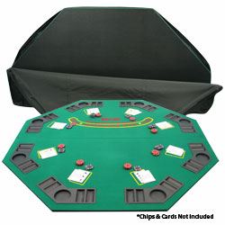 Solid Wood 2 Fold Poker/Blackjack Tabletop