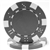 Striped Dice Poker Chips - Gray