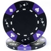 Tri-Color Ace King Suited Poker Chips - Black