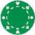 Suited Design Poker Chips - Green