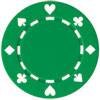 Suited Design Poker Chips - Green