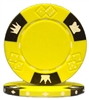 Tri-Color Triple Crown Poker Chips Yellow