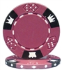 Tri-Color Triple Crown Poker Chips Purple