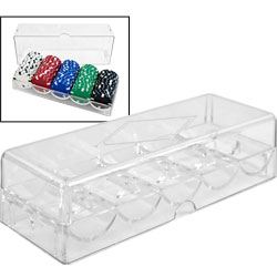 Clear Acrylic Chip Tray & Cover