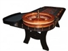 8' Roulette Table with Mahogany Edging