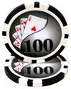 Yin Yang Poker Chips - $100