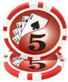 Yin Yang Poker Chips - $5