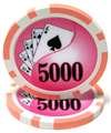 Yin Yang Poker Chips - $5000